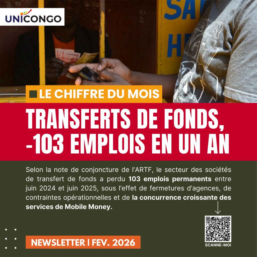 -103 emplois en un an pour le secteur des transferts de fonds