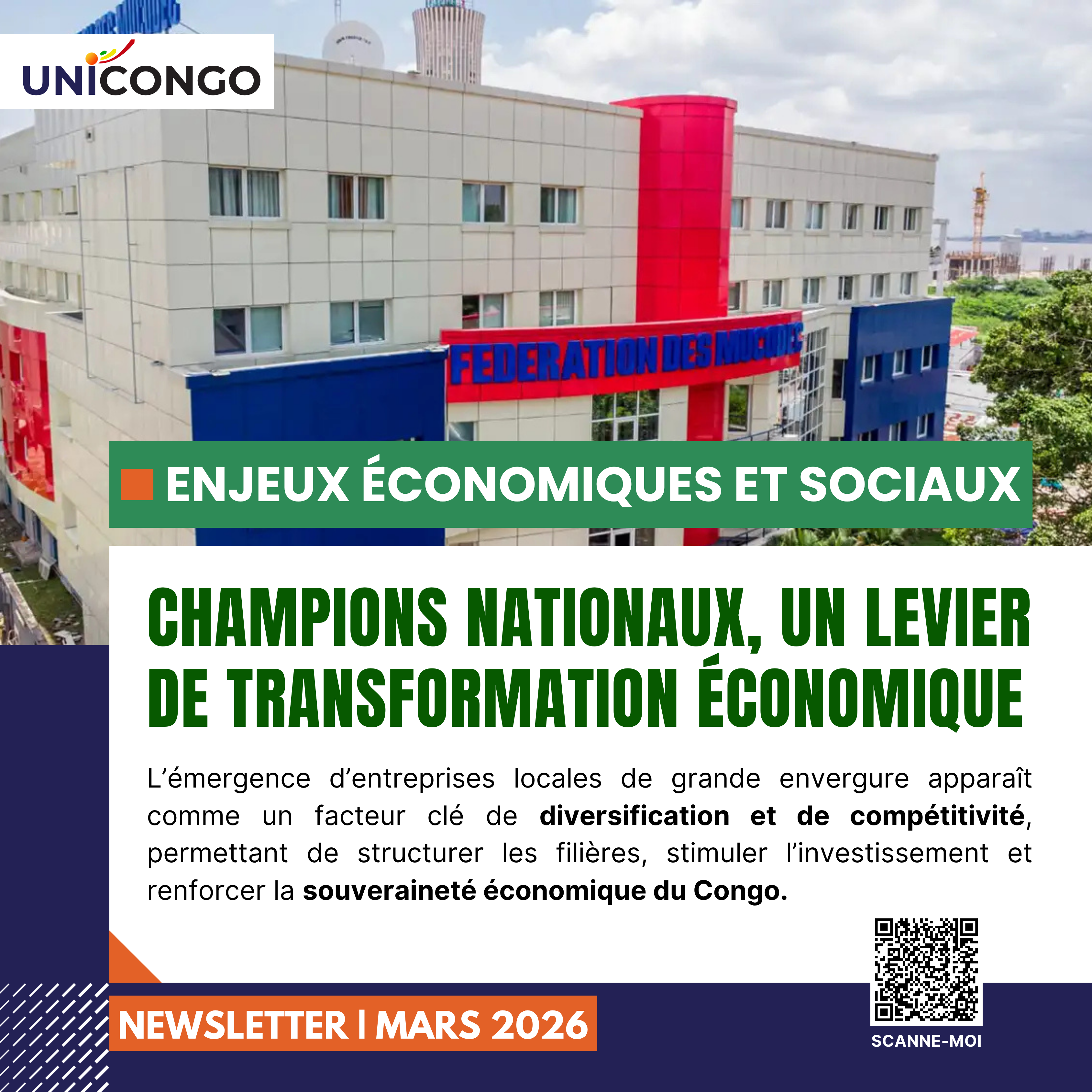 Bâtir les champions nationaux : un levier stratégique pour la transformation économique du Congo